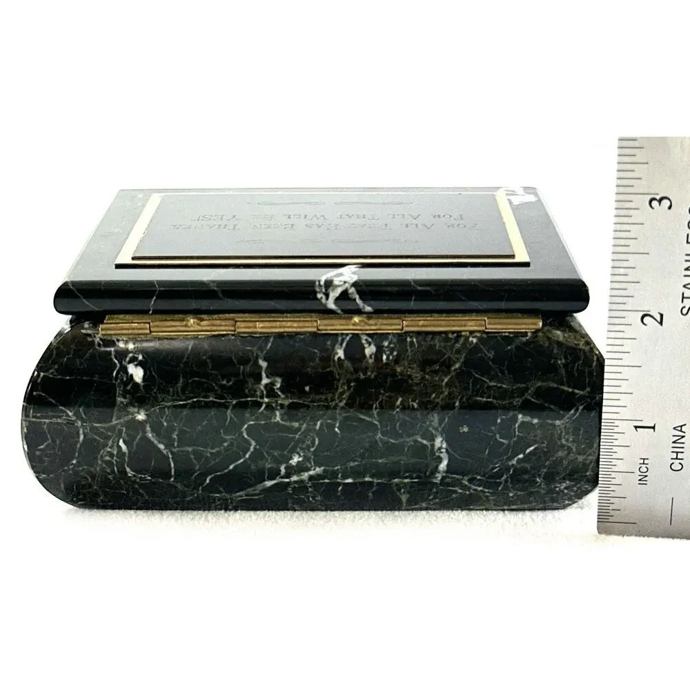 Black Marble Keepsake Box – Awards by Kay – Inspirational Quote